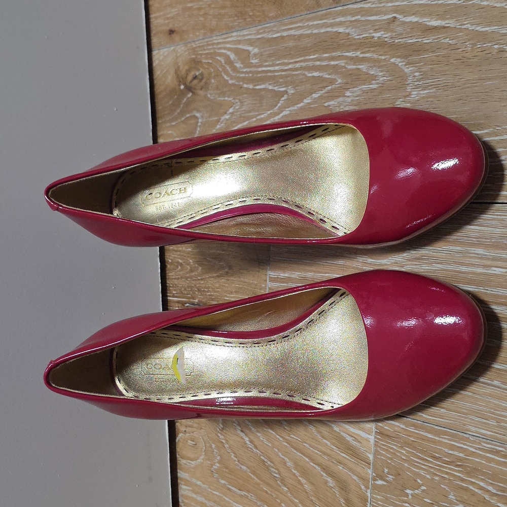 Coach Sheri Fuschia Heel Womens 9
